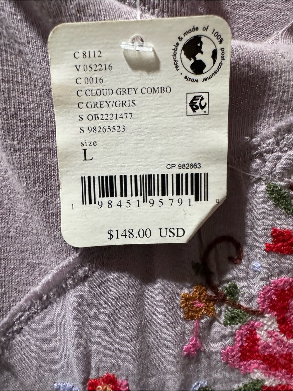 Free People Kennedy Cross Stitched Crochet Embroidered tunic - Picture 9 of 11